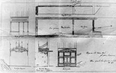 Grand-Place 74, Doornik, ontwerp voor een nieuwe winkelpui, AET/Ville de Tournai/Voirie 17017/Plans 4543 (1904).