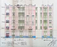Rue Vanderlinden 98, Schaerbeek, élévations, ACS/Urb. 259-98 (1913).