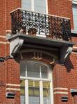 Rue Victor Lefèvre 55, Schaerbeek, balcon (© SPRB-BDU, photo APEB 2011).