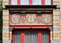 Lambermontlaan 150, Schaarbeek, erker, souterrain (© APEB, foto 2016).