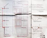 Chazallaan 27, Schaarbeek, wijziging erker, GAS/DS 46-25-27 (1942).