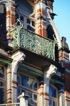 Avenue Paul Dejaer 9, Saint-Gilles, balcon de la grande lucarne (© APEB, photo 2016).